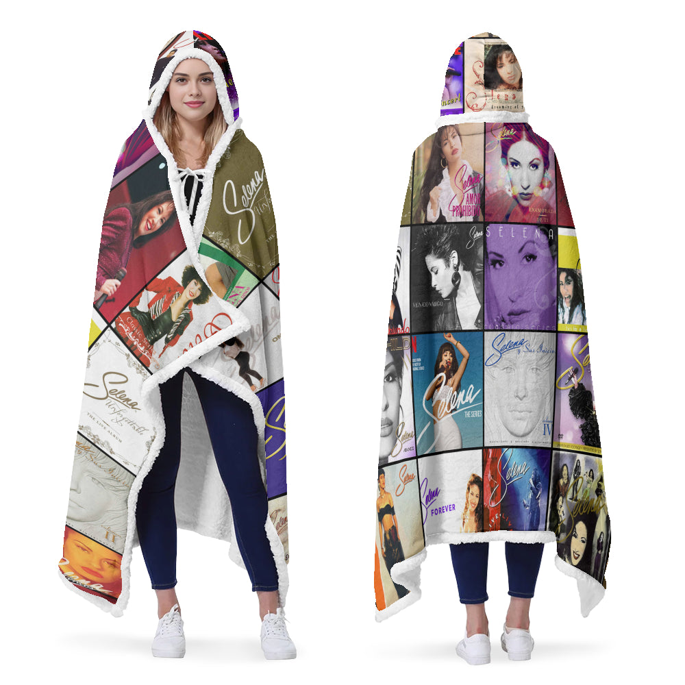 Selena Wearable Hooded Blanket – Tejano Pop Warmth You Can Wear