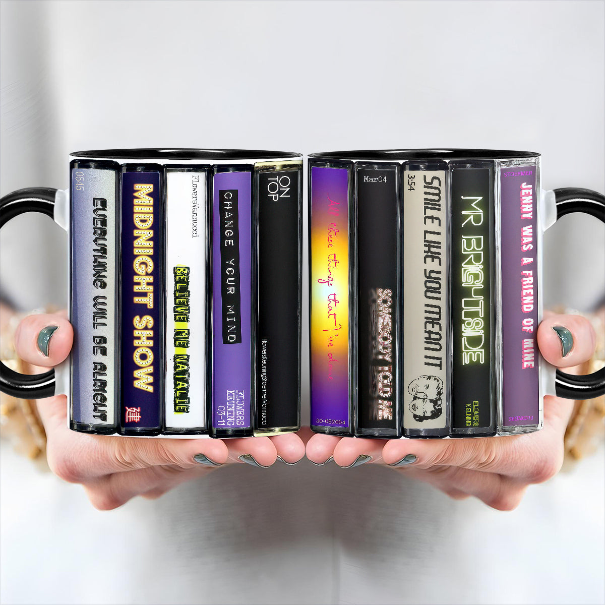 The Killers Hot Fuss Album Cassette Retro Accent Mug