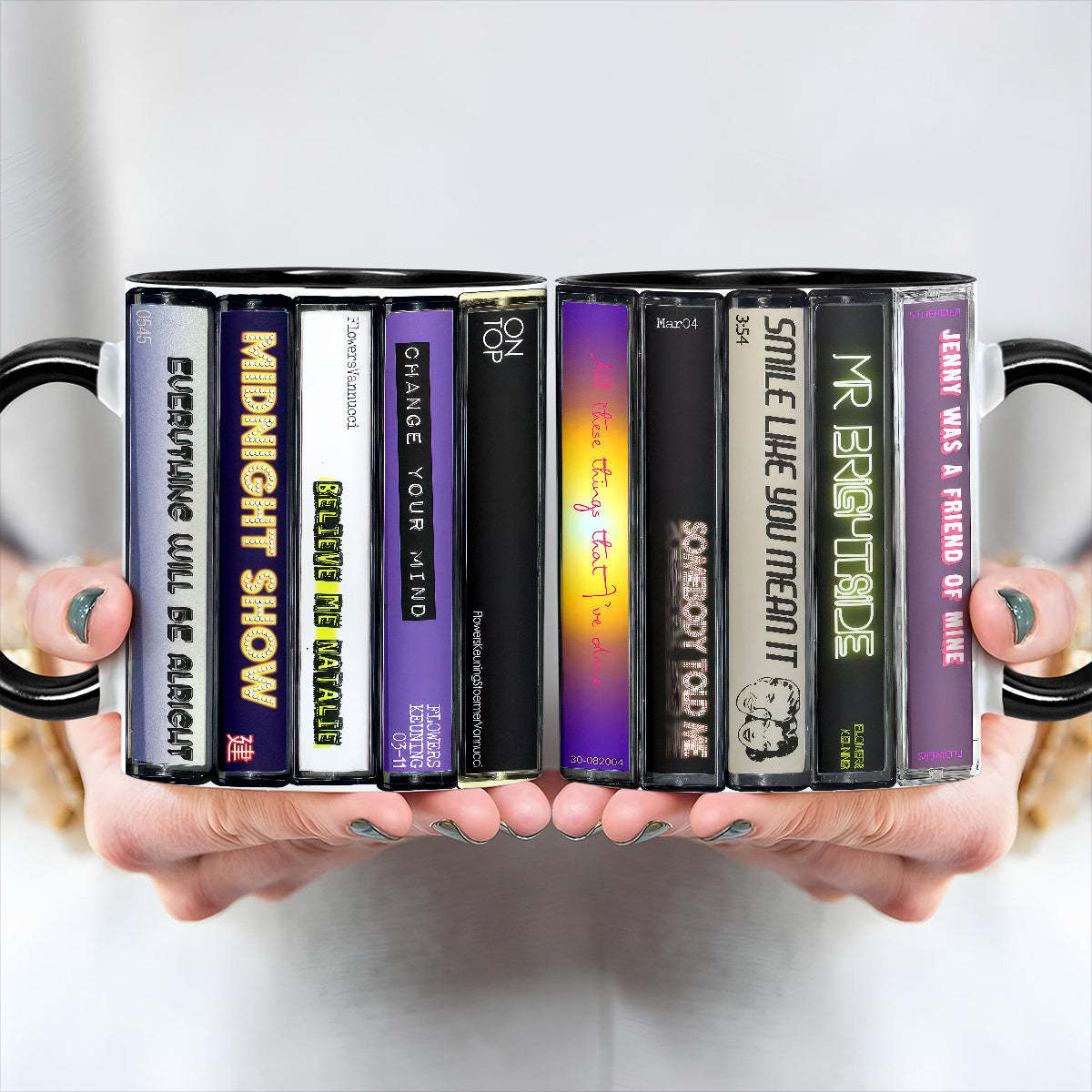 The Killers Hot Fuss Album Cassette Retro Accent Mug