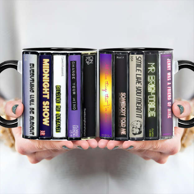 The Killers Hot Fuss Album Cassette Retro Accent Mug