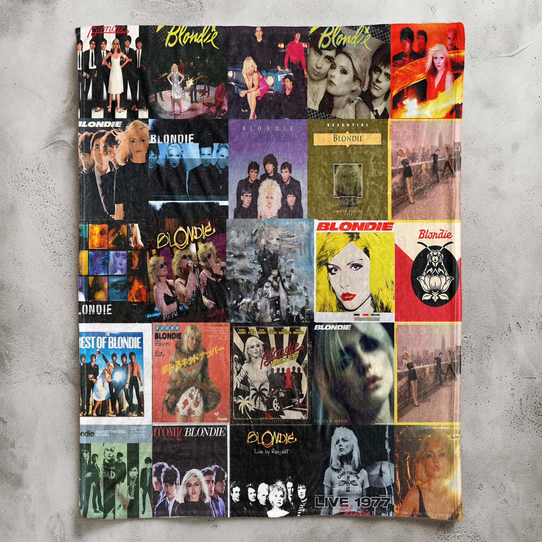 Blondie Sherpa Blanket – New Wave Warmth Wrapped in Iconic Album Art