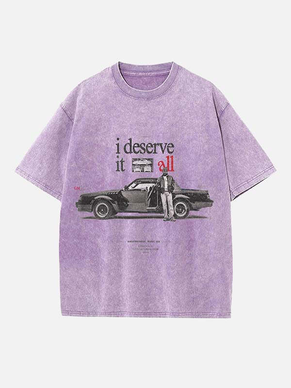 Kendrick Lamar Print Round Neck T-shirt