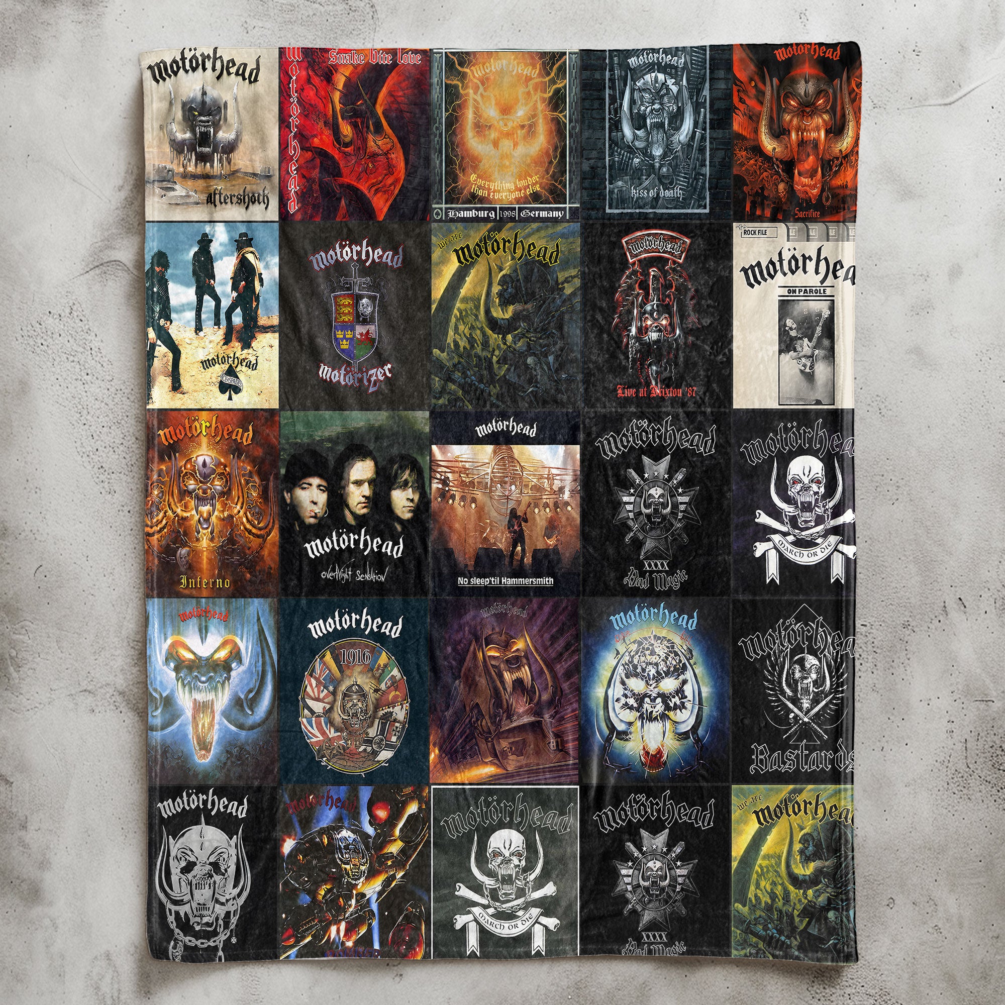 Motörhead Sherpa Blanket – Heavy Metal Warmth Wrapped in Iconic Album Art