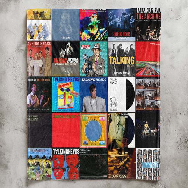 Talking Heads Sherpa Blanket – Art Rock Warmth Wrapped in Iconic Album Imagery