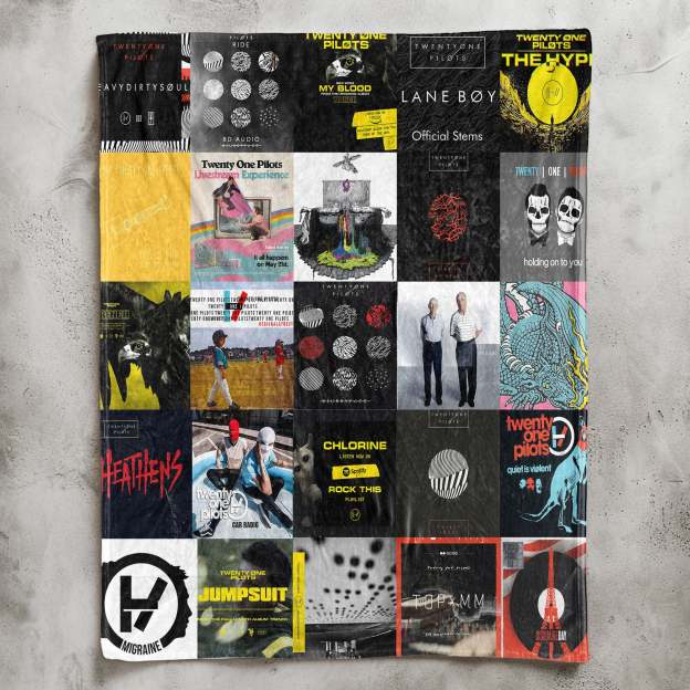 Twenty One Pilots Sherpa Blanket – Alt-Pop Warmth Wrapped in Iconic Era Artwork