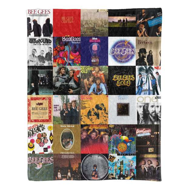 Bee Gees Sherpa Blanket – Timeless Pop & Disco Warmth Wrapped in Iconic Album Art