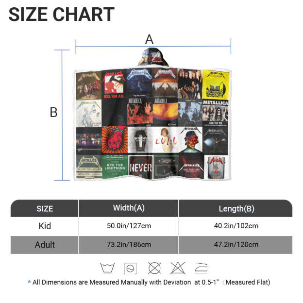 Metallica Wearable Hooded Blanket – The Sound of Metal Power Unleashed ⚙️