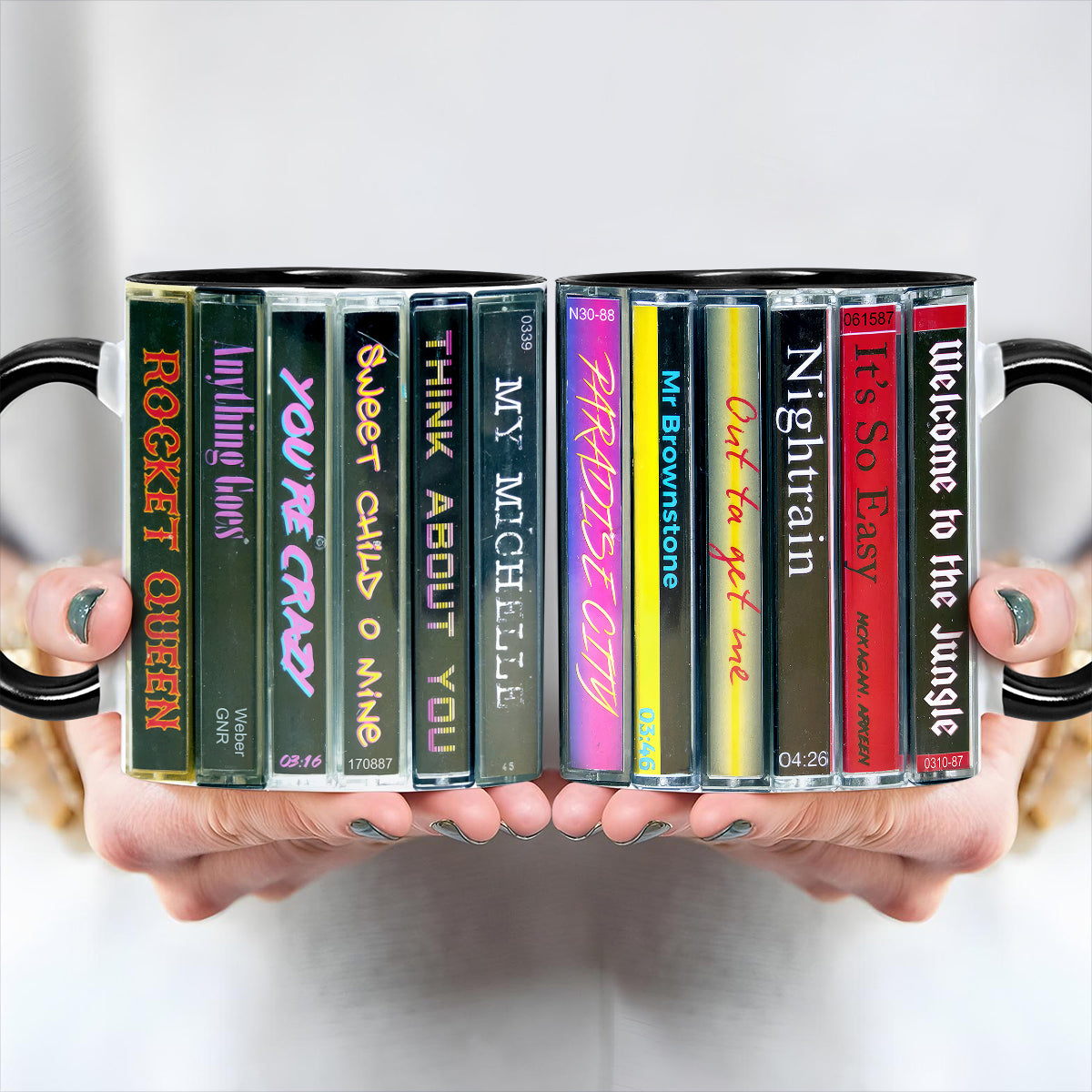 Guns N Roses – Appetite For Destruction Album Cassette Retro Collection Accent Mug