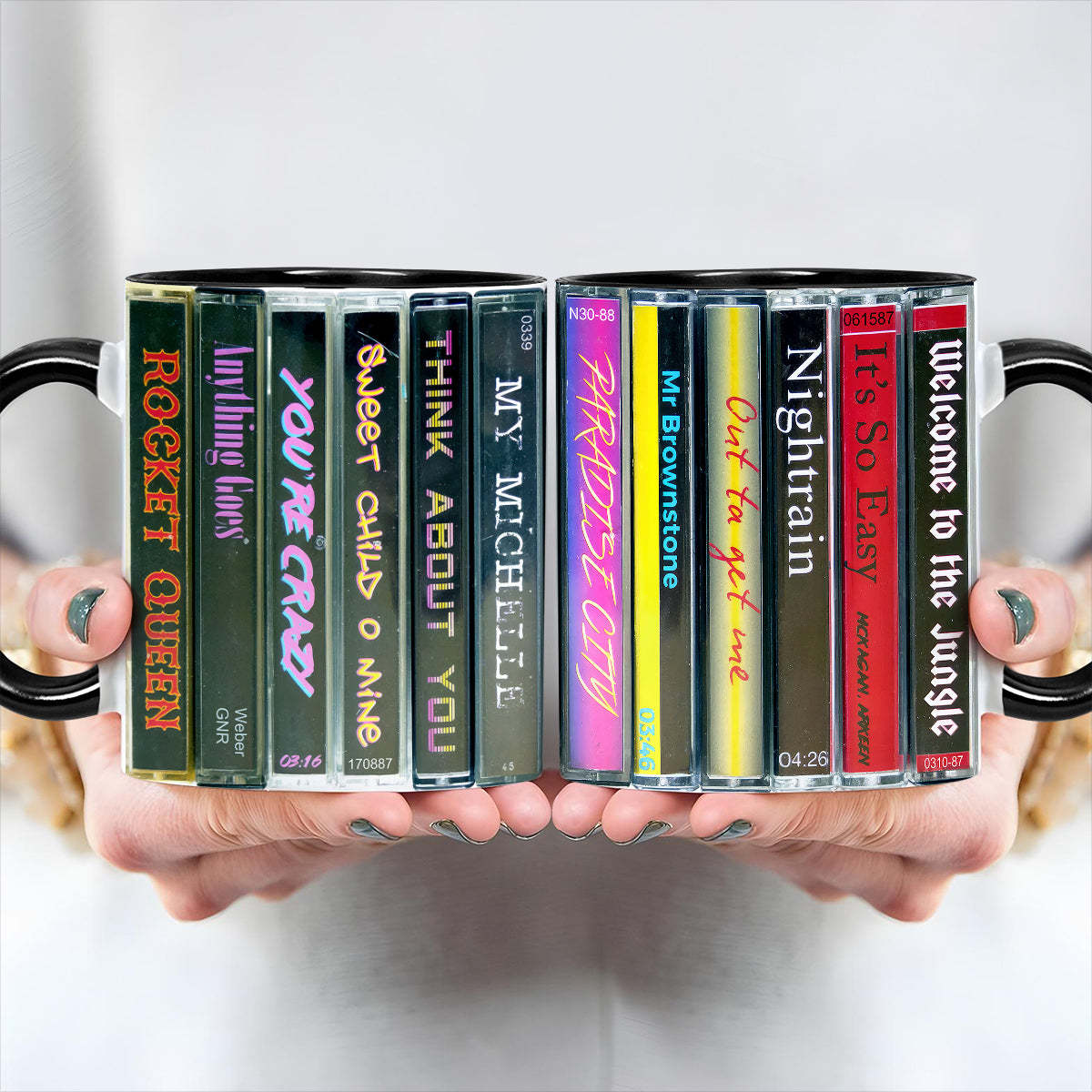 Guns N Roses – Appetite For Destruction Album Cassette Retro Collection Accent Mug
