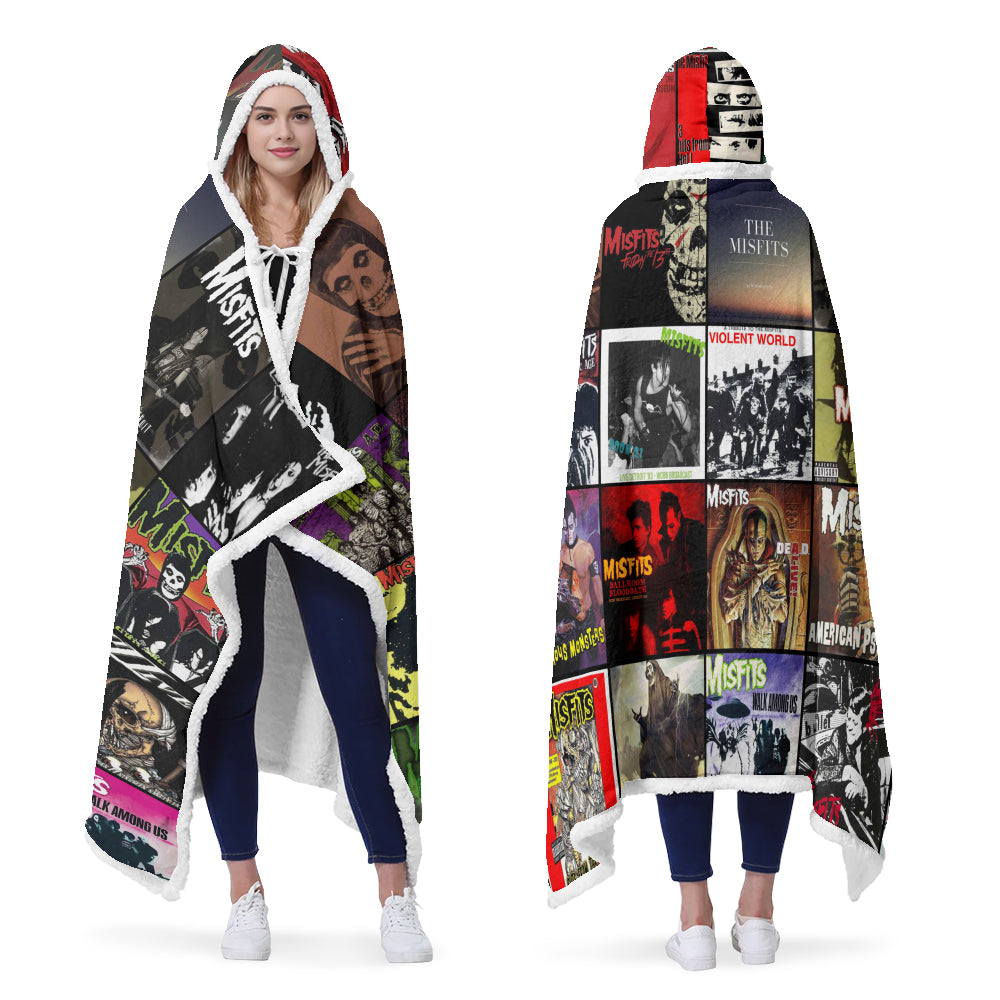 Misfits Wearable Hooded Blanket – Horror-Punk Energy You Can Wear