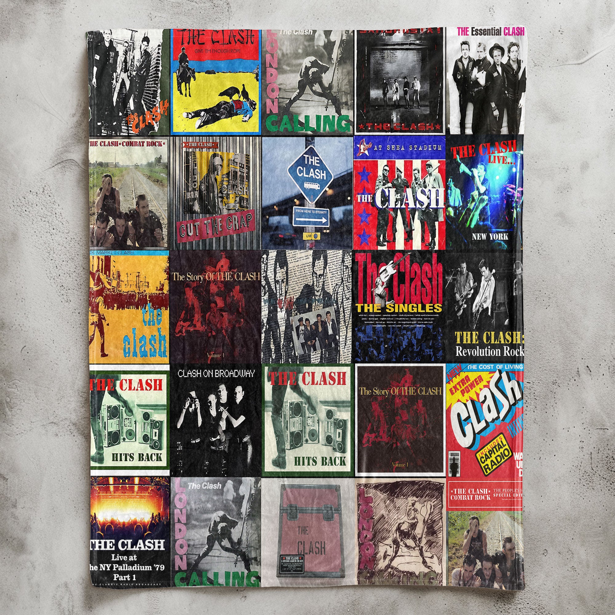 The Clash Sherpa Blanket – Punk Rock Warmth Wrapped in Iconic Album Art