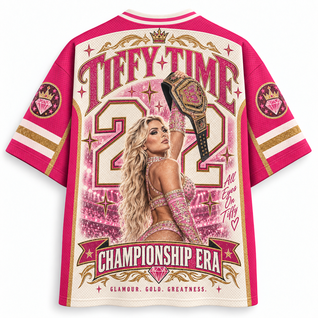 Tiffany Stratton 'Tiffy Time' Championship Era Retro Jersey Shirts