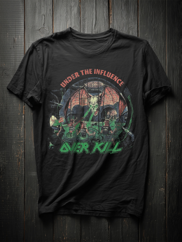 New Overkill Under The Influence T-Shirt