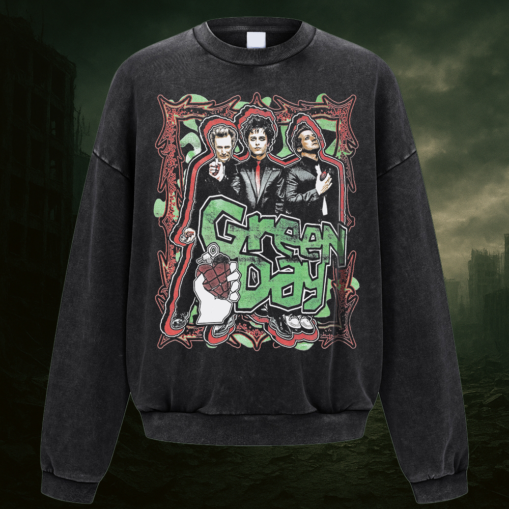 Green Day Band Sweatshirt
