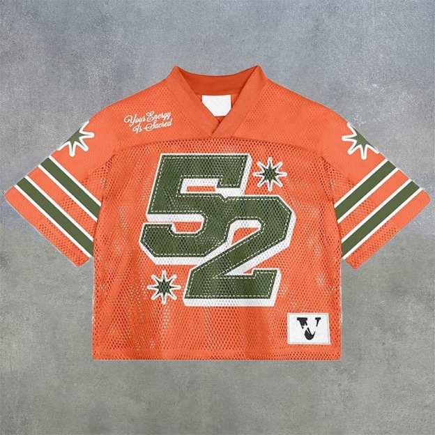 Mesh quick-drying Octagonal shape casual sports jersey