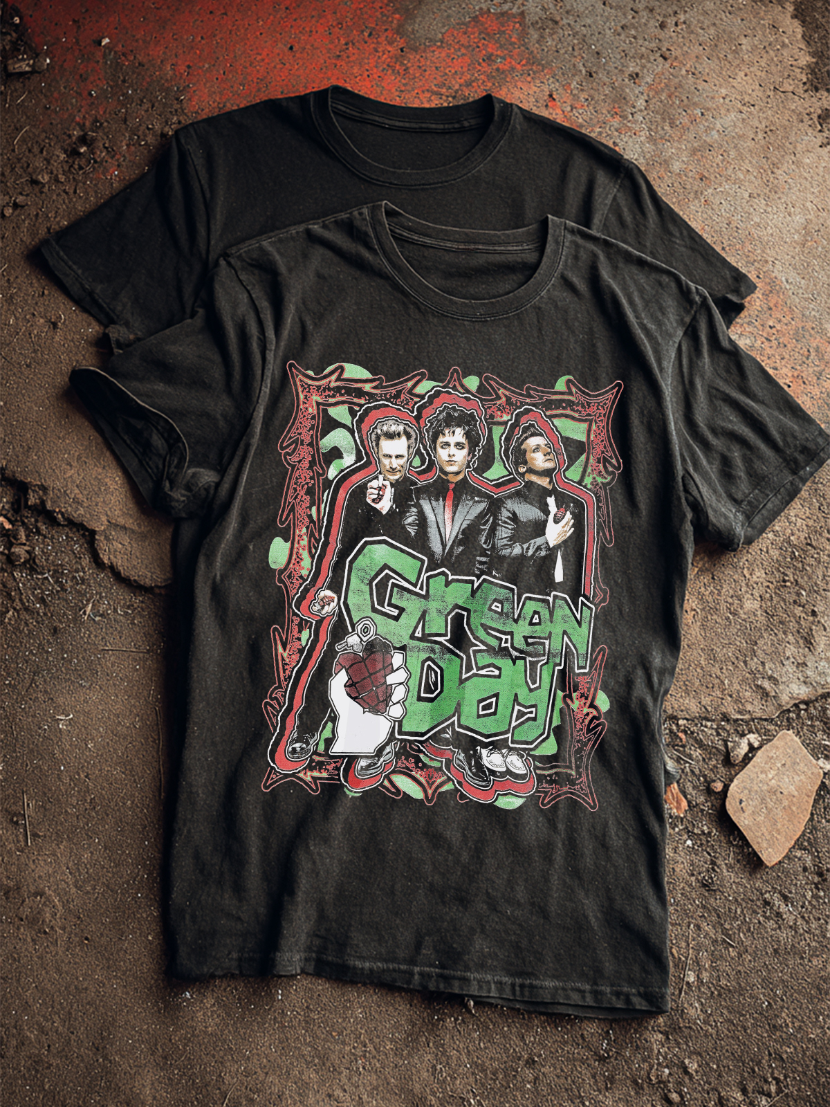 Green Day Band T-Shirt