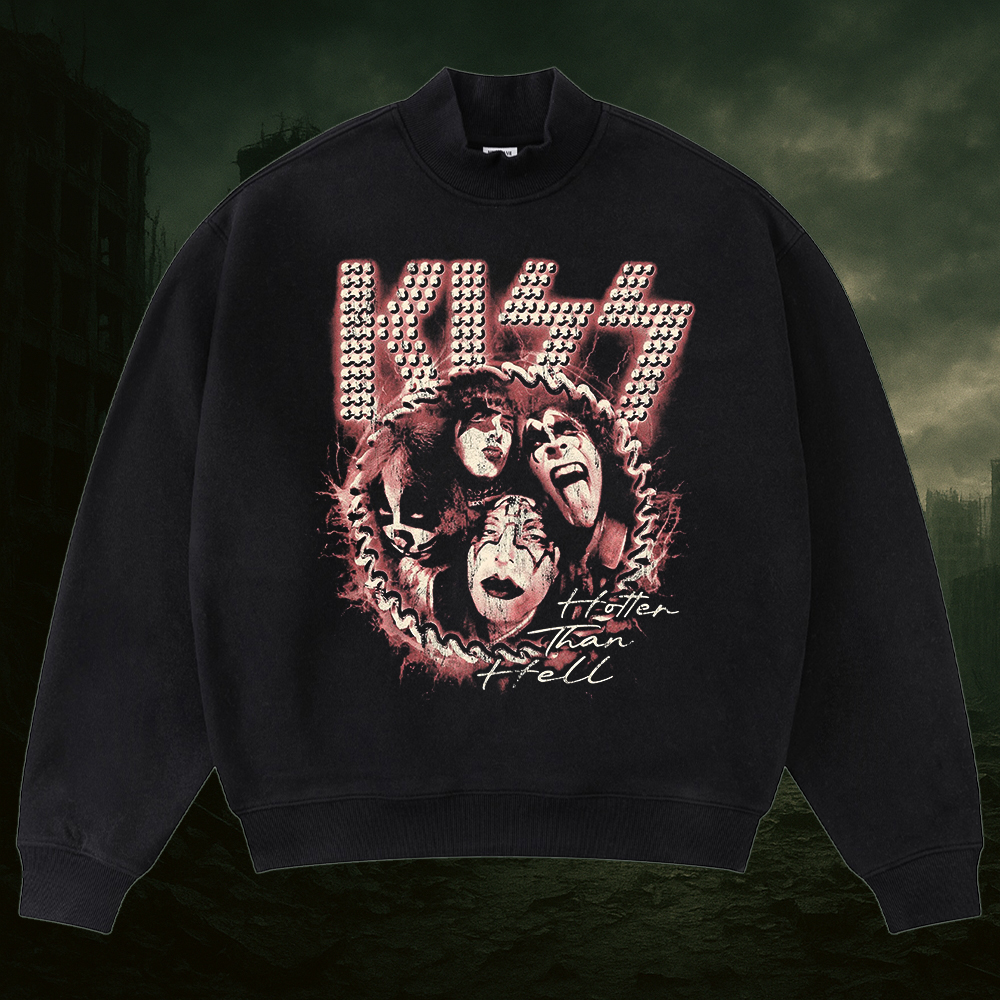 Kiss Band Hotter Than Hell Sweatshirt