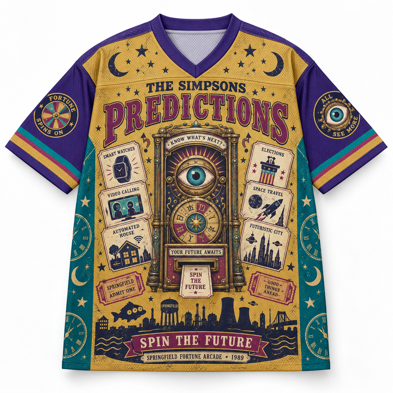 The Simpsons Predictions Spin The Future Jersey
