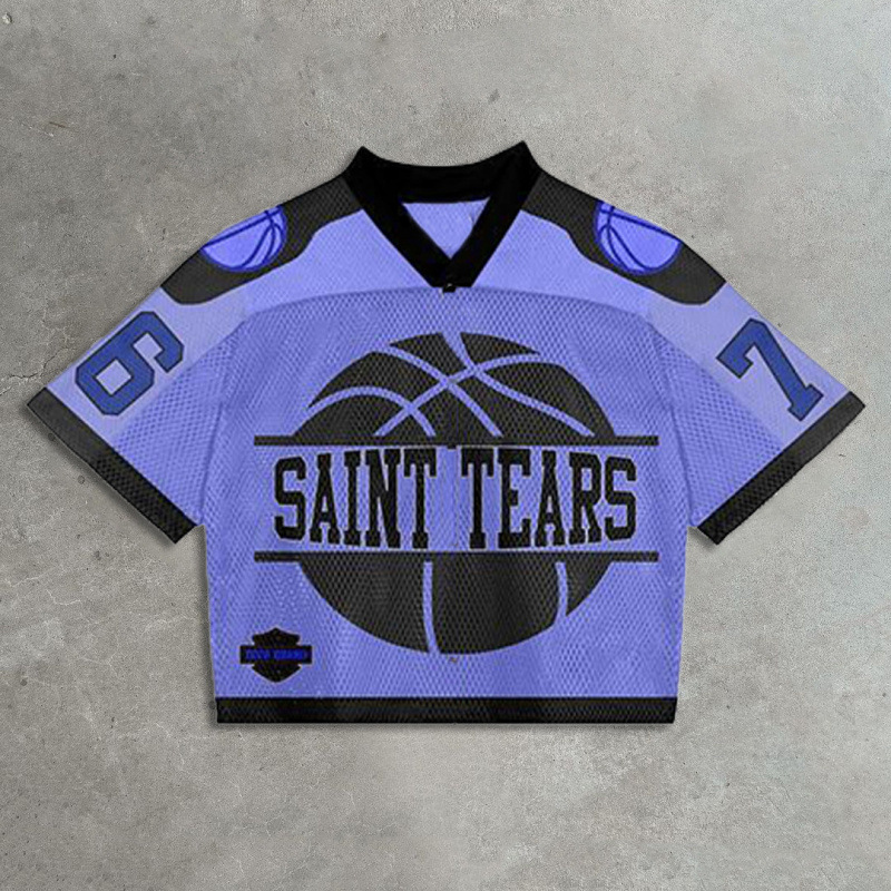 [Copy]Mesh quick-drying saint tears casual sports jersey