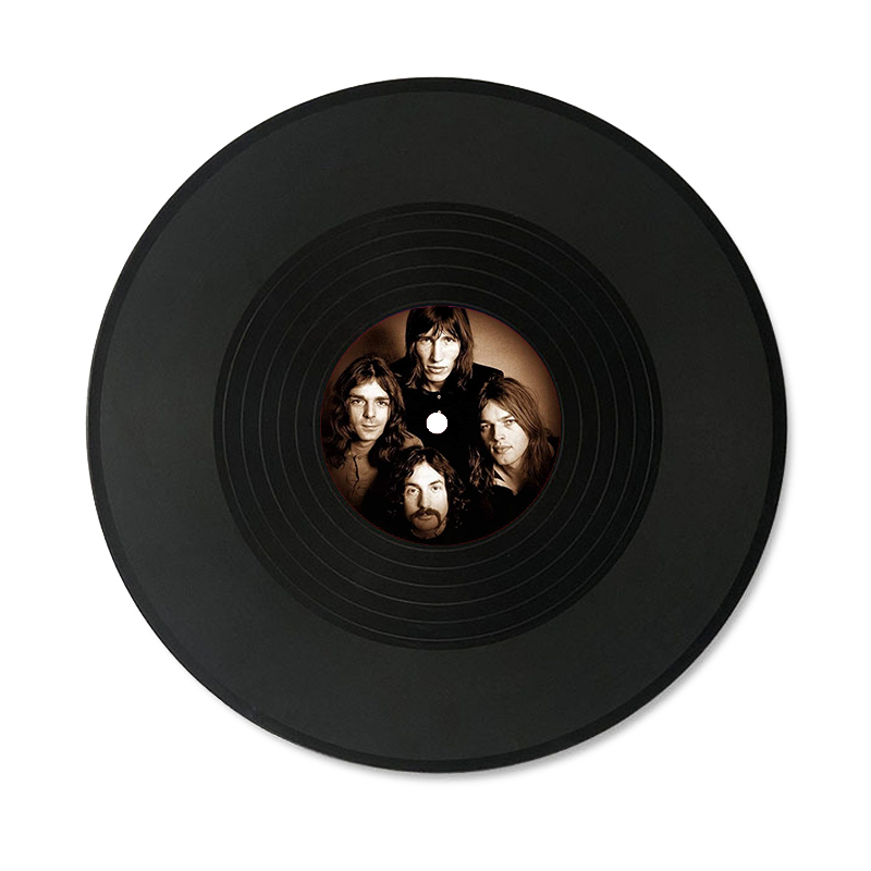 Pink Floyd Band Simulated Concert Record Vinyl Discs Decorate The Room Walls