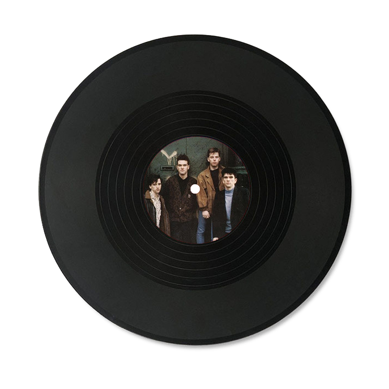 The Smiths Band Simulated Concert Record Vinyl Discs Decorate The Room Walls