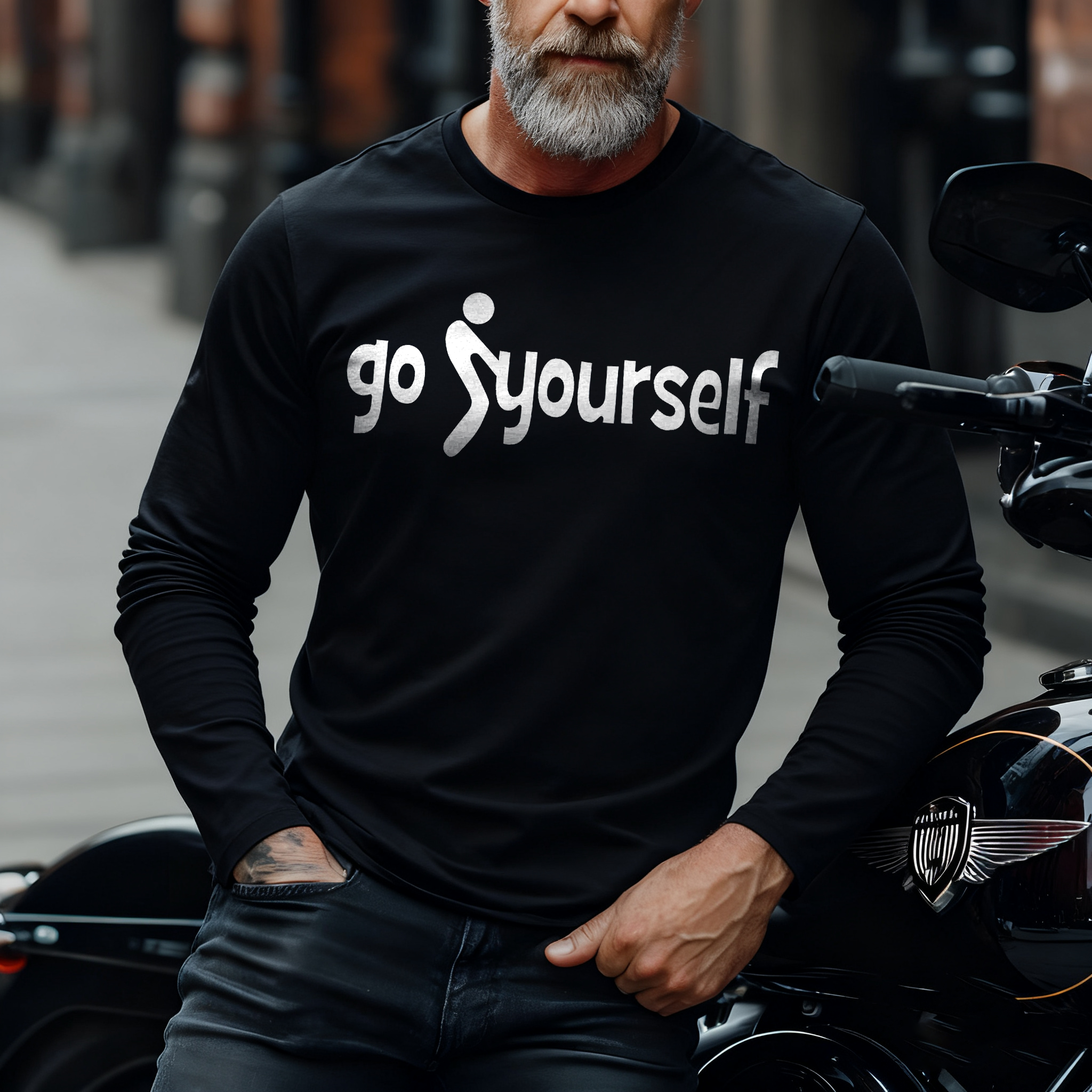Go Yourself Long Sleeve T-Shirt