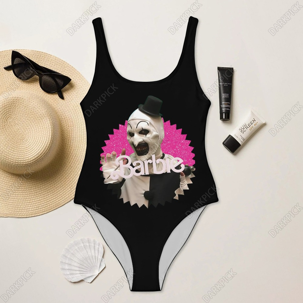 Terrifier Barbie Doll one piece swimsuit