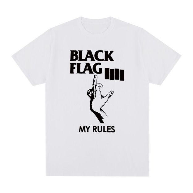 Black Flag Rock Band cotton T-shirt