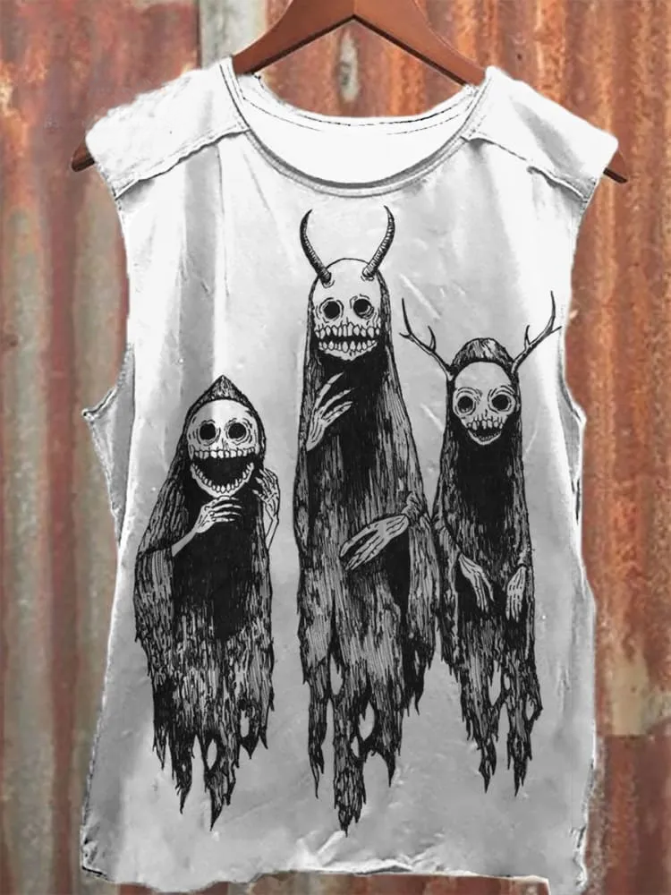 Horror Art Unisex Essential Tank Top