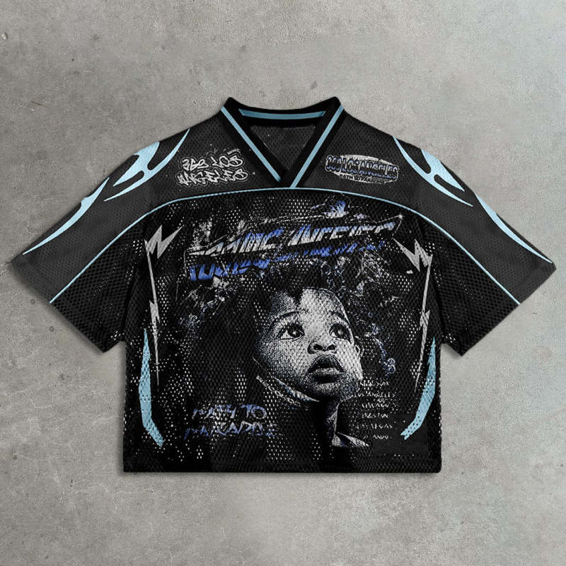 Mesh quick-drying A child casual sports jersey