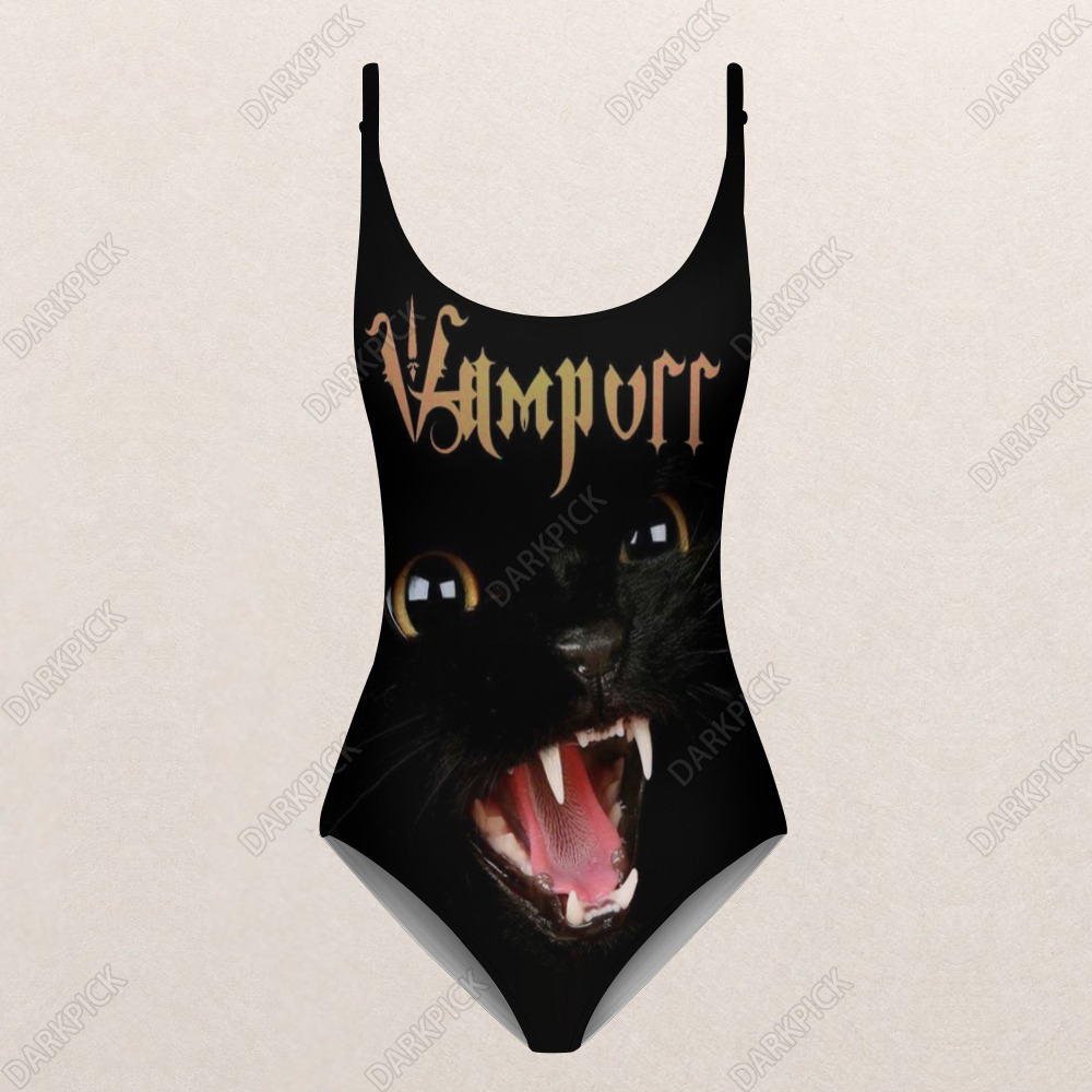 Vamporr Cat one piece swimsuit