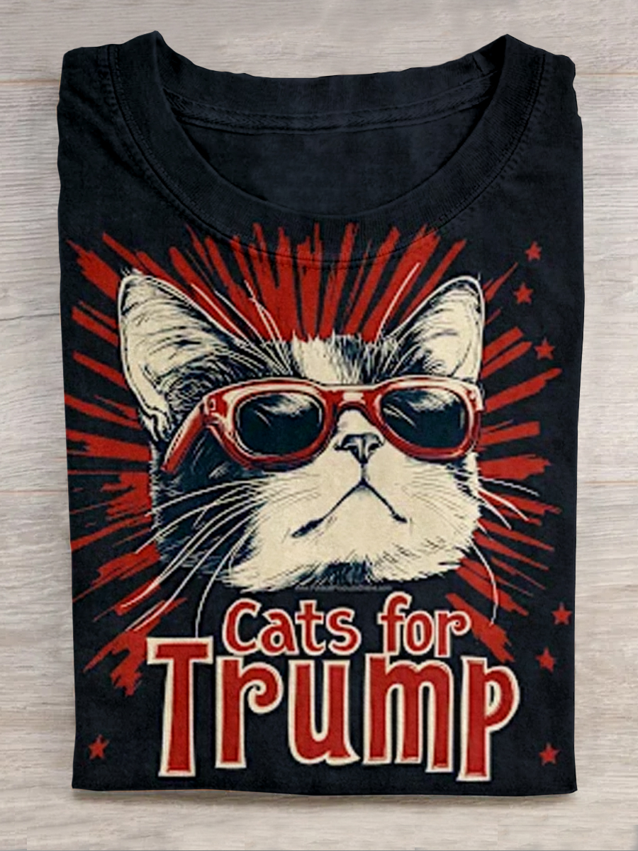 Unisex Cats for Trump Print Classic T-shirt