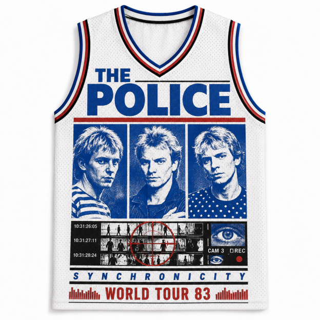 The Police Synchronicity 1983 Concert Retro Jersey Tank