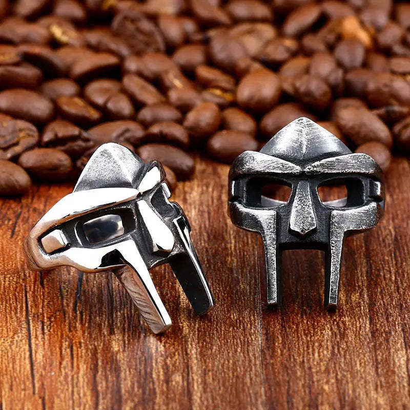 MF Doom Mask Stainless Steel Ring