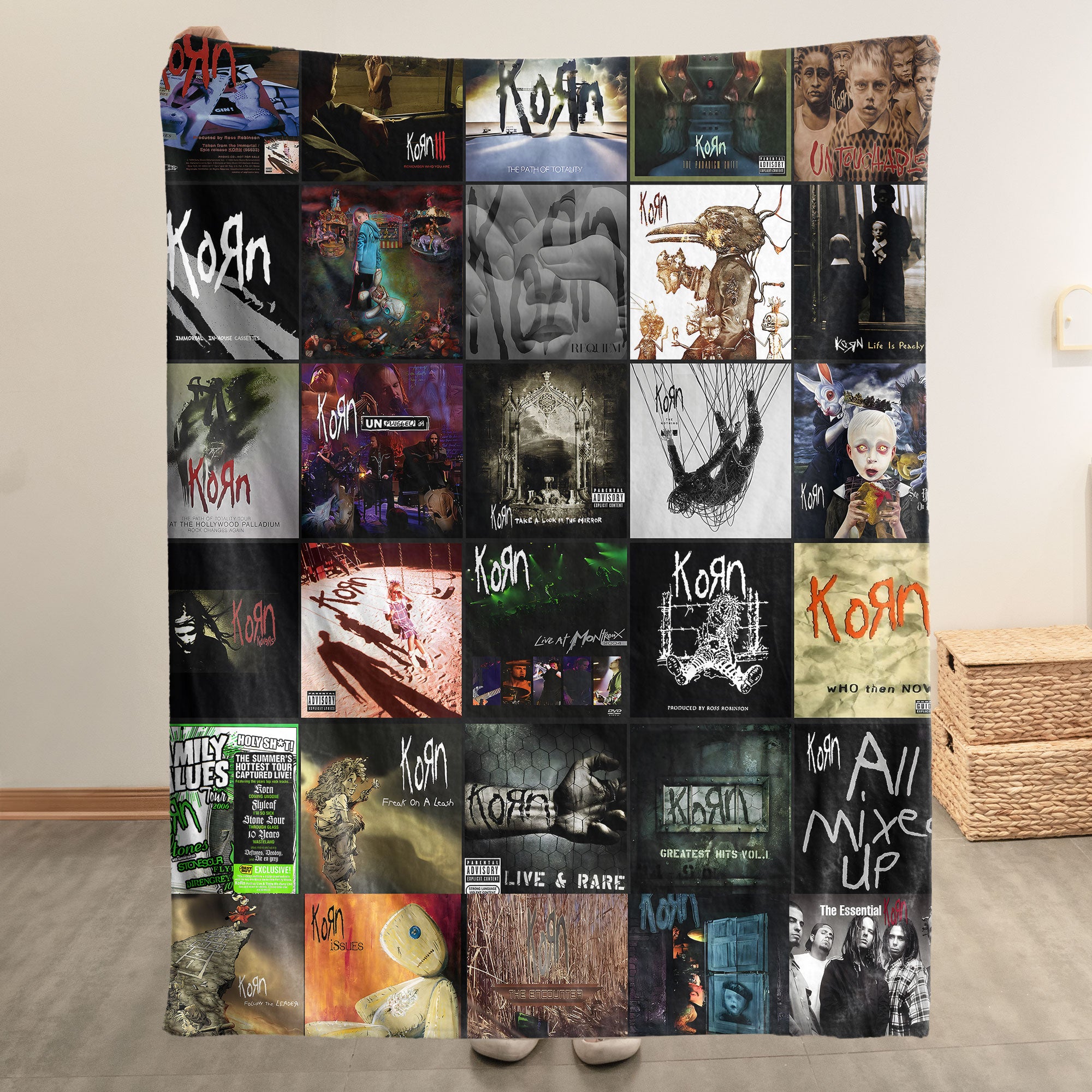 KoRn Sherpa Blanket – A Raw, Nostalgic Tribute to Nu-Metal Legends