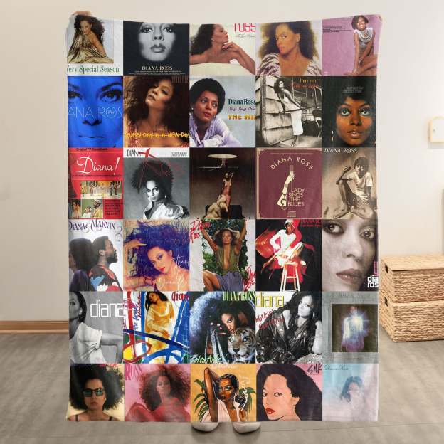 Diana Ross Sherpa Blanket – A Soul & Motown Icon Wrapped in Comfort