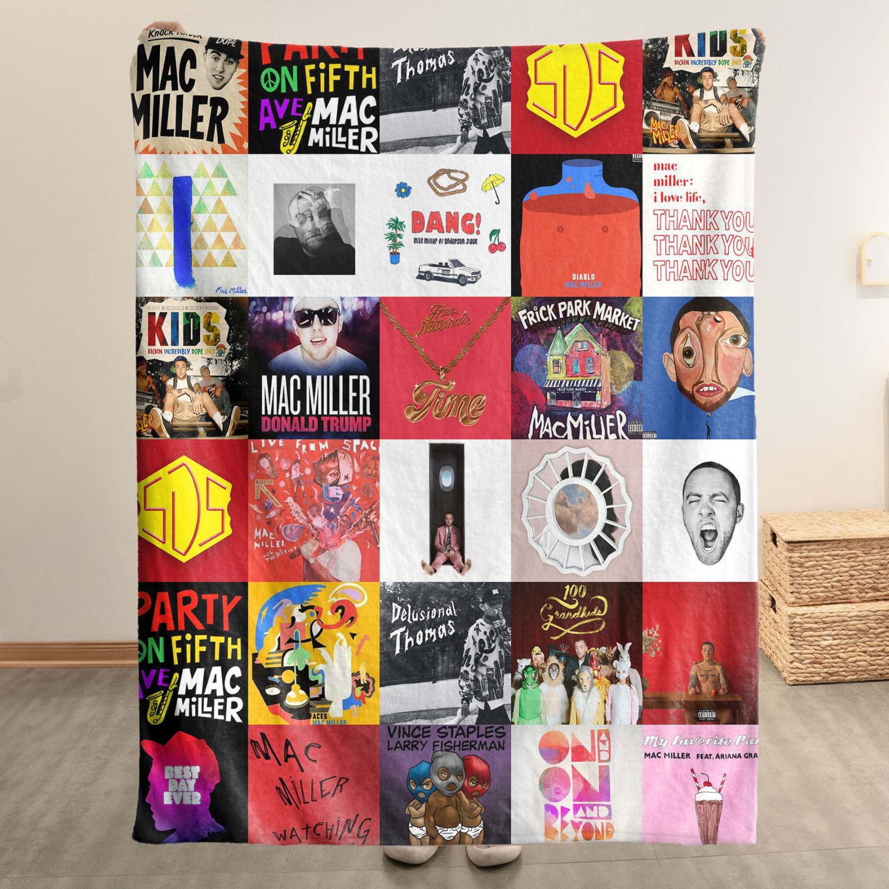 Mac Miller Sherpa Blanket – A Warm Tribute to a Modern Legend