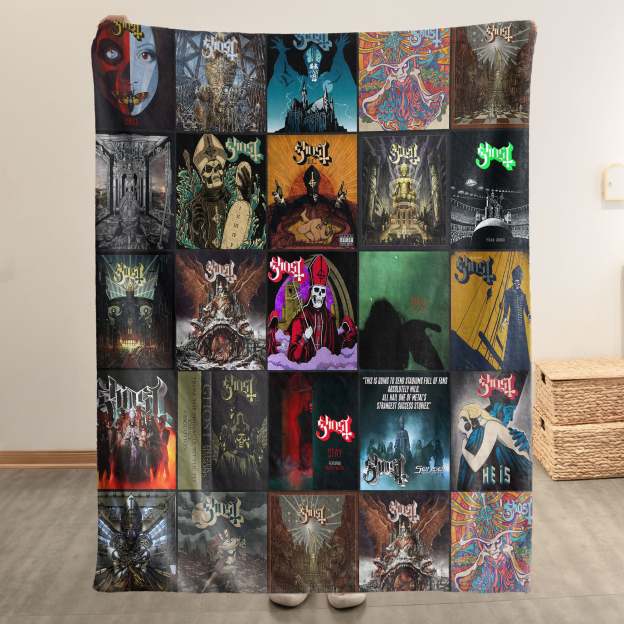 Ghost Sherpa Blanket – Dark Art & Metal Warmth Wrapped in Iconic Album Imagery