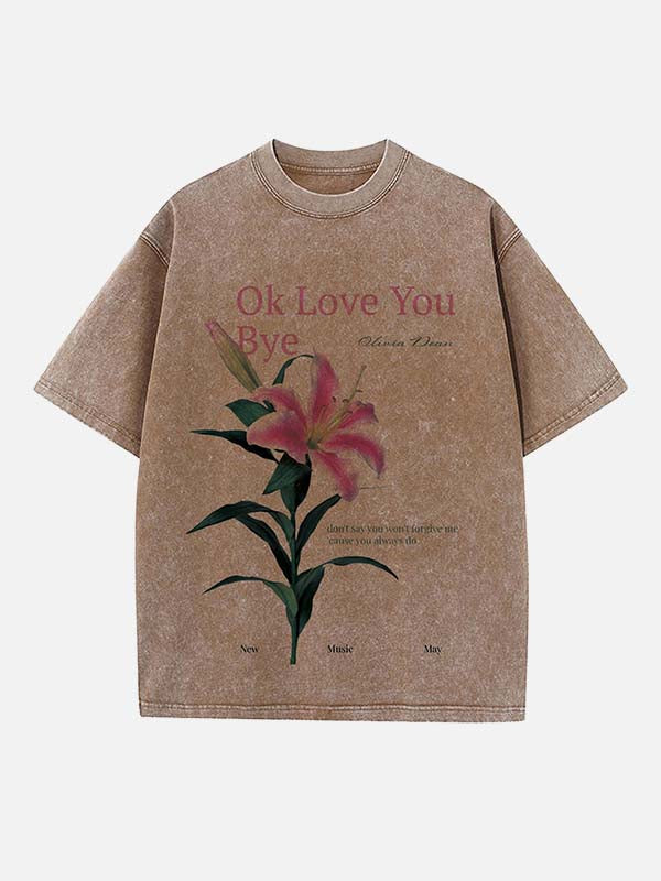 Olivia Dean Print Round Neck T-shirt