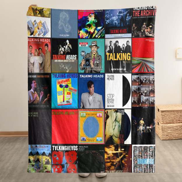 Talking Heads Sherpa Blanket – Art Rock Warmth Wrapped in Iconic Album Imagery