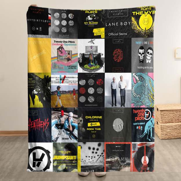 Twenty One Pilots Sherpa Blanket – Alt-Pop Warmth Wrapped in Iconic Era Artwork