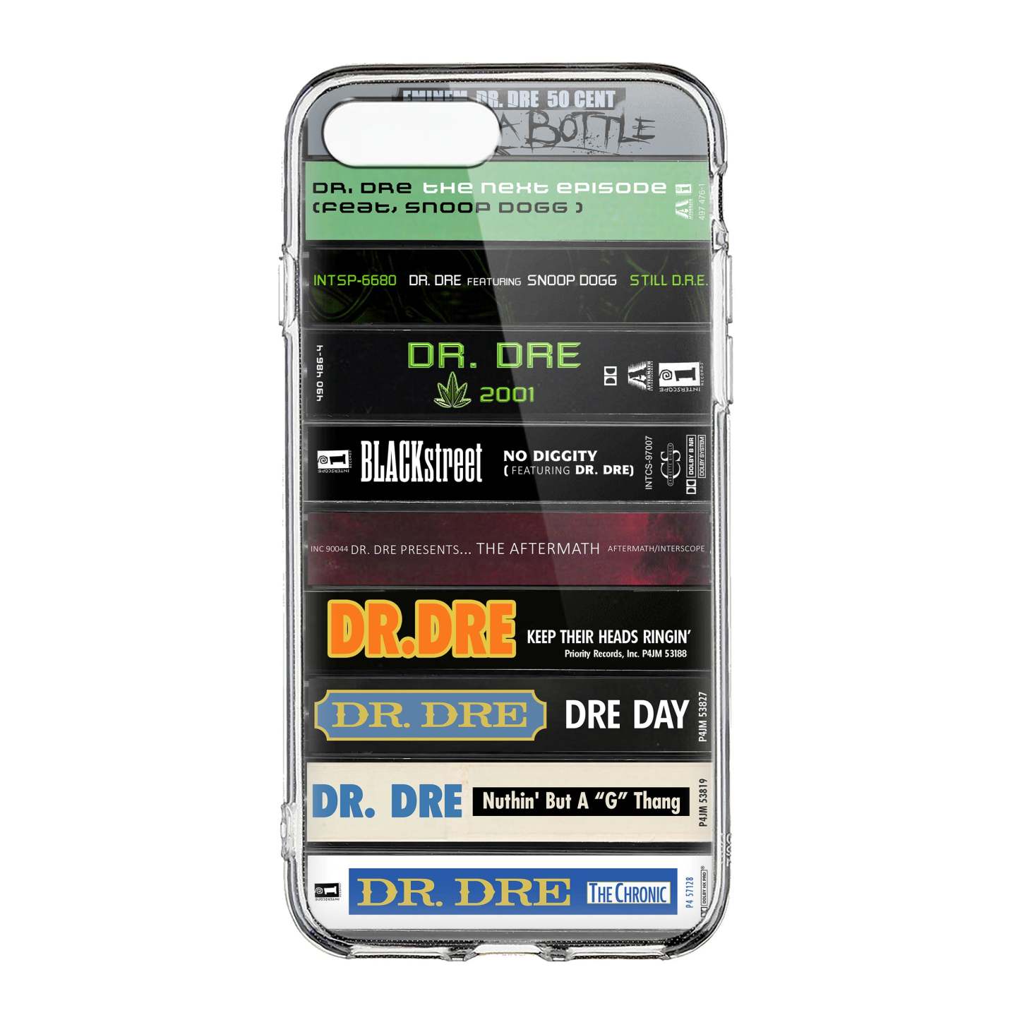 Dr. Dre Albums Cassette Collection Retro Phone Case