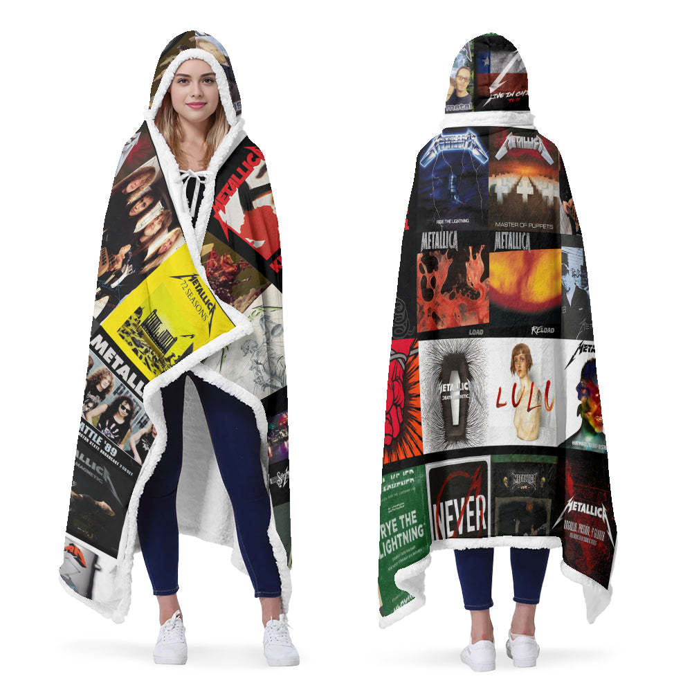 Metallica Wearable Hooded Blanket – The Sound of Metal Power Unleashed ⚙️