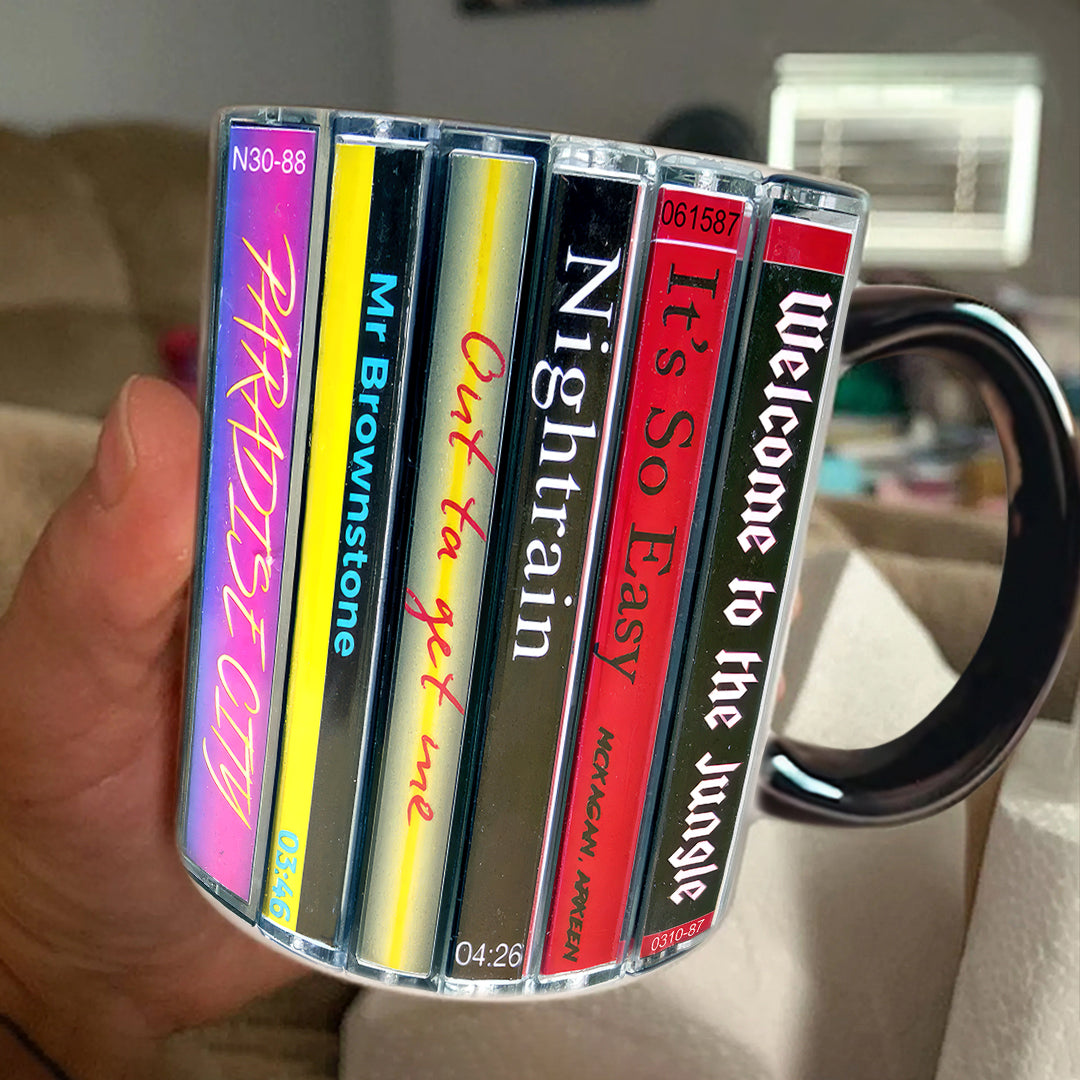 Guns N Roses – Appetite For Destruction Album Cassette Retro Collection Accent Mug
