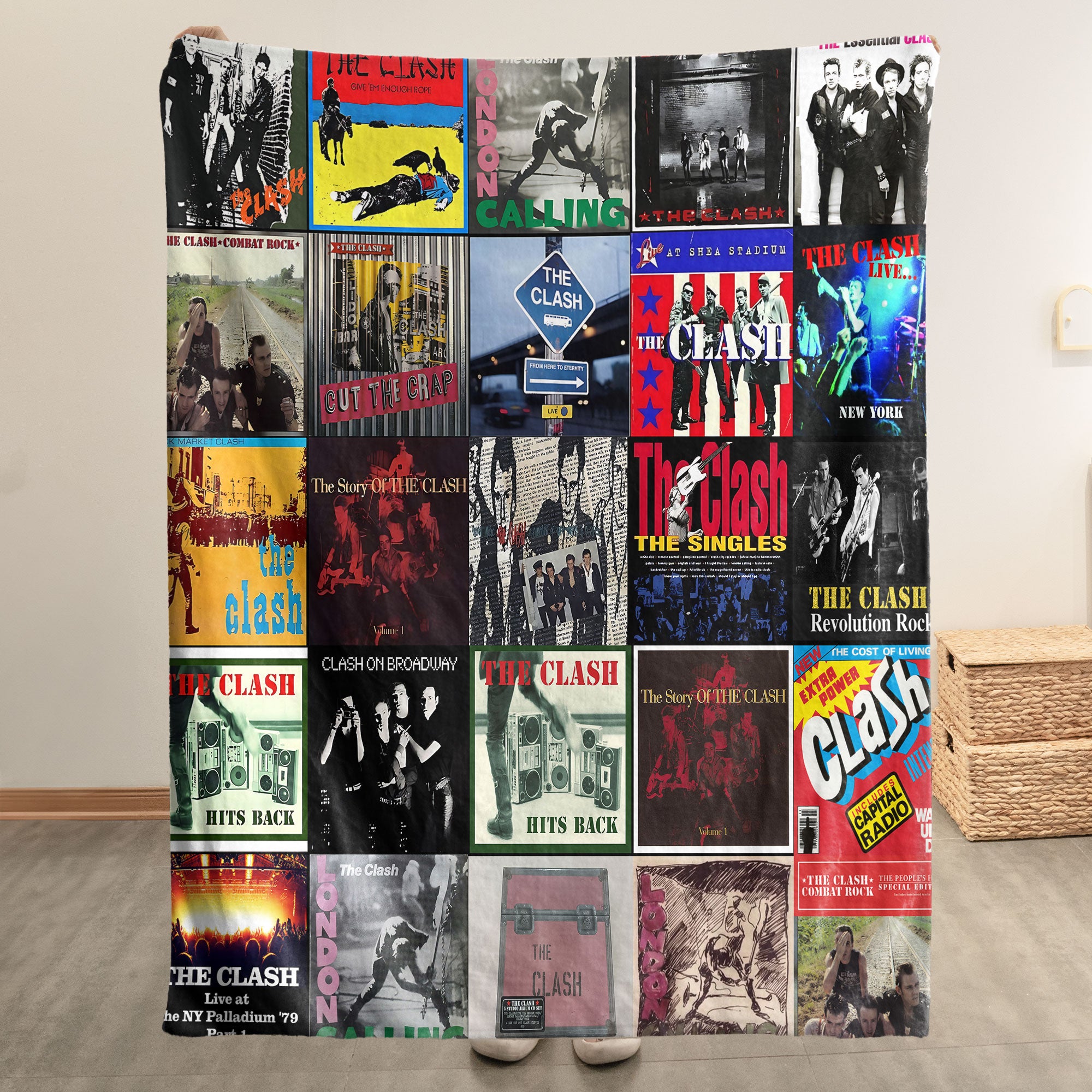 The Clash Sherpa Blanket – Punk Rock Warmth Wrapped in Iconic Album Art