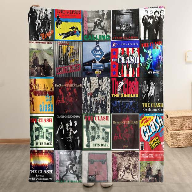 The Clash Sherpa Blanket – Punk Rock Warmth Wrapped in Iconic Album Art