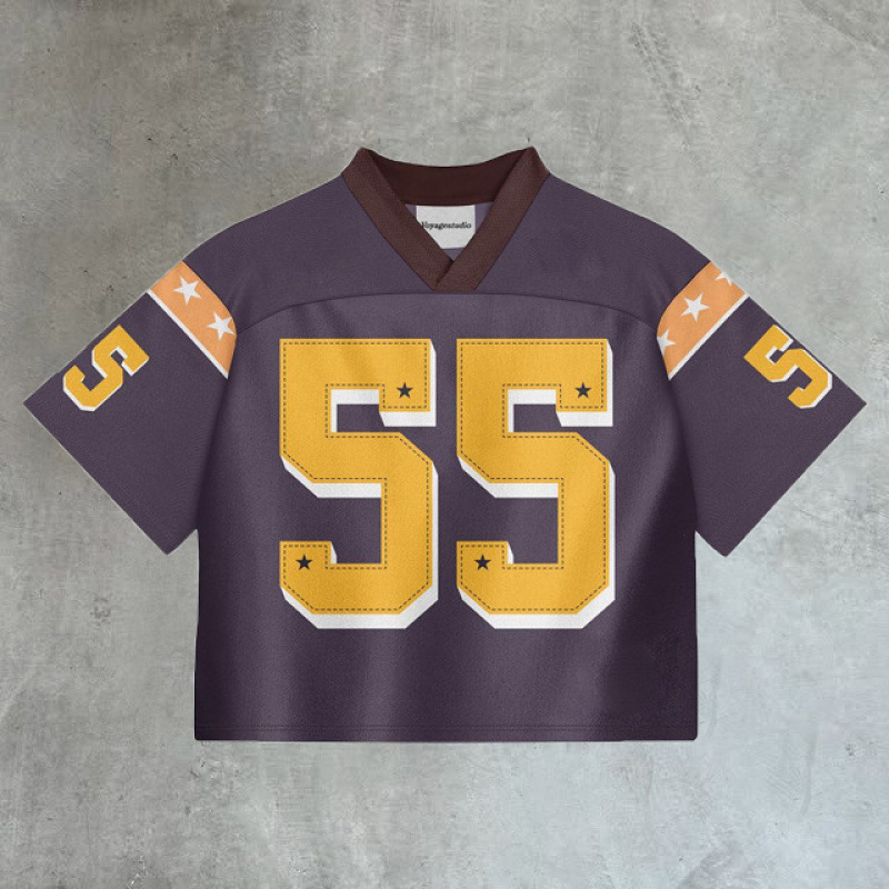 3D digital printing hot selling T-shirt retro fashion casual sports jersey-30