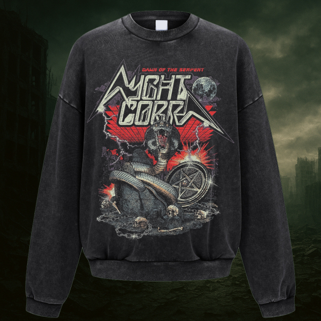 Dawn Of The Serpent Night Cobra Sweatshirt