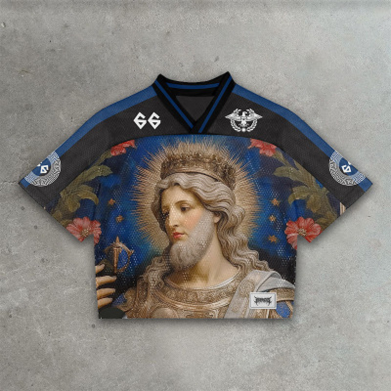 Mesh quick-drying heaven casual sports jersey