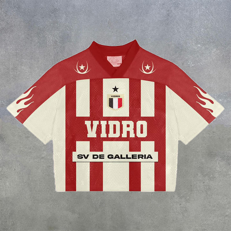 3D digital printing hot selling T-shirt retro fashion casual sports jersey-31